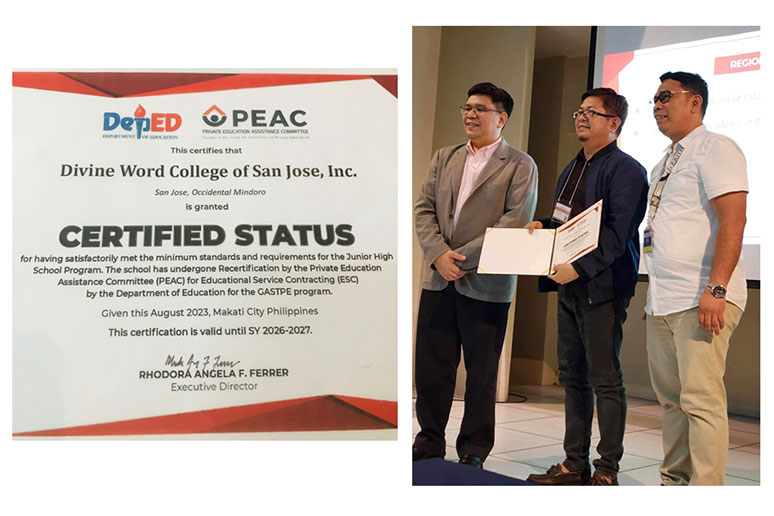 PEAC Certified img